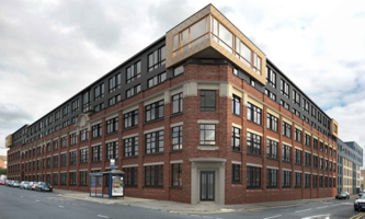 Use of Aluminium Decking in Listed Building Conversion, Fabrick Square, Birmingham